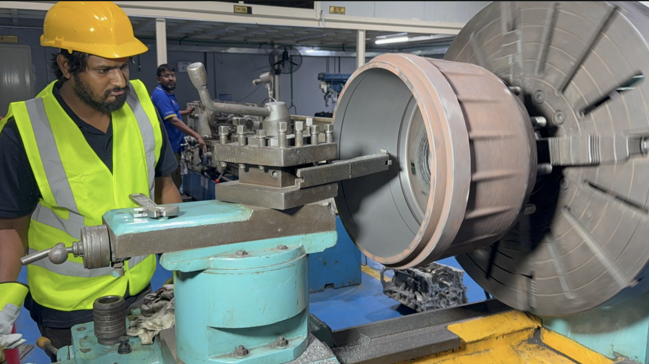 CNC milling area